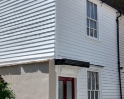 External decoration of period cottage after - Upnor